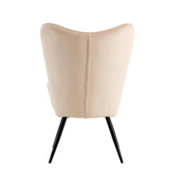 Spot On Dealz Modern Velvet Accent Chair Armchair Living Room Armchairs Relax Lounge Chair And Footstool - thumbnail 4