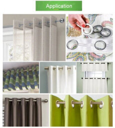 10M Eyelet Curtain Tape With 80 Round Eyelet Rings Curtain Accessories - thumbnail 5