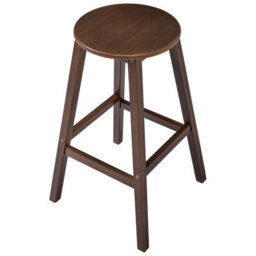 Wyld And Coco Timberline Set Of 2 Bamboo Bar Stools Dark Brown Lacquered Classic Silhouette - thumbnail 6