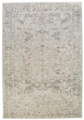 The Rugs Maestro Collection Vintage Design Rug In Cream  3118 Gg44 - image 1