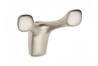 B2C Coat Hat Hooks Twin Robe Door Dress Bathroom Towel Bag Wall Hanger Satin Toledo B - image 1
