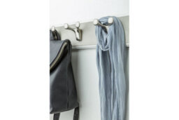 B2C Coat Hat Hooks Twin Robe Door Dress Bathroom Towel Bag Wall Hanger Satin Toledo B - thumbnail 2