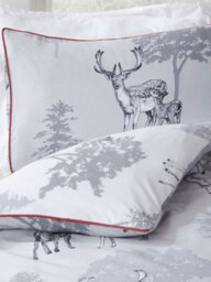 Sherwood Stag King Size Duvet Cover And Pillowcase Set - thumbnail 2