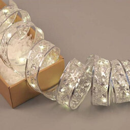 Groundlevel Led Ribbon Shape Fairy Lights - Warm White 2 Lengths - thumbnail 2