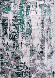 Styra Modern Grunge Abstract Area Rugs Aqua 200X290 Cm - thumbnail 6