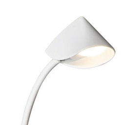 Luminosa Lighting Luminosa Capuccina 1 Light Floor Lamp, 8.5W Led, 3000K, 600Lm, White, 3Yrs Warranty - thumbnail 4