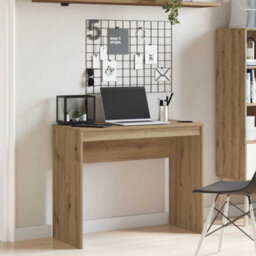 Berkfield Desk Artisan Oak 90X40X72 Cm Engineered Wood - thumbnail 2