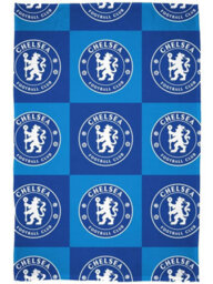 Chelsea Fc Check Fleece Blanket - thumbnail 1