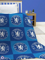 Chelsea Fc Check Fleece Blanket - thumbnail 2