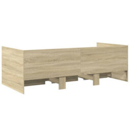 Berkfield Daybed With Drawers Without Mattress Sonoma Oak 90X190 Cm Single - thumbnail 6