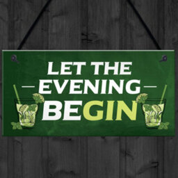 Red Ocean Novelty Gin Gifts For Home Bar Gin Bar Signs And Plaques Gifts For Her Women - thumbnail 4