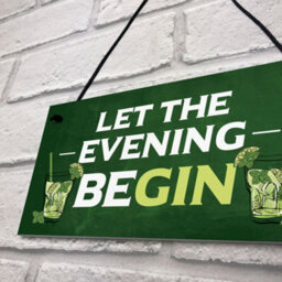 Red Ocean Novelty Gin Gifts For Home Bar Gin Bar Signs And Plaques Gifts For Her Women - thumbnail 7