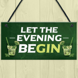 Red Ocean Novelty Gin Gifts For Home Bar Gin Bar Signs And Plaques Gifts For Her Women - thumbnail 2