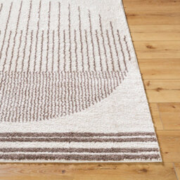 Livabliss Fossay Shaggy-Washable Beige Brown Green Grey Global High Pile Living Bedroom Rug 160 X 213 Cm Easy Care, Non Shedding - thumbnail 5