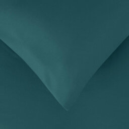 Ohs Plain Duvet Cover Pillowcase Bedding Set, Teal - King - thumbnail 8