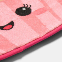 Ohs Character Novelty Bath Mat Soft Velvet Quick Dry Non-Slip Shower Rug - thumbnail 6