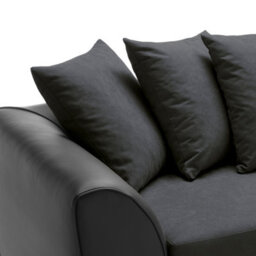 Abakus Direct Dylan Collection 3 Seater Sofa In Black - thumbnail 8