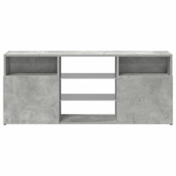 Berkfield Modern Tv Cabinet With Led Lights Concrete Grey 120X30X50 Cm - thumbnail 7