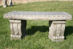 Stone Cast Garden Bench & Lala Design Birdbath - thumbnail 8