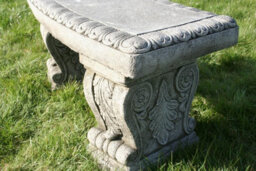 Stone Cast Garden Bench & Lala Design Birdbath - thumbnail 6