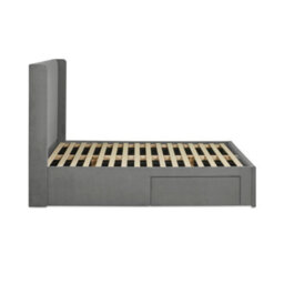 Oakham Coral Steel Grey Dual Storage Door Bed -  Double (135Cm) - thumbnail 5