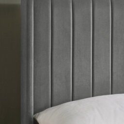 Oakham Coral Steel Grey Dual Storage Door Bed -  Double (135Cm) - thumbnail 6
