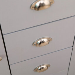 Name Furniturehmd Storage Sideboard Cupboard Buffet Table With 1 Door 3 Drawers Grey And Oak - thumbnail 4