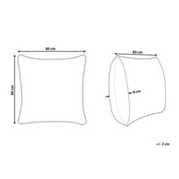 Wyld And Coco Novadream Triple Compartment Down Surround Pillow 80 X 80 Cm White - Low-Profile Support - thumbnail 4