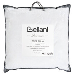 Wyld And Coco Novadream Triple Compartment Down Surround Pillow 80 X 80 Cm White - Low-Profile Support - thumbnail 5