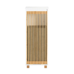 Sobuy Bzr126-W, Laundry Cabinet Laundry Chest Bathroom Storage Cabinet-Clearance,white,w33Xd32.5Xh85 - thumbnail 1