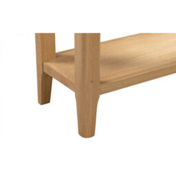 Ashfield Classic Solid Oak Console Table - thumbnail 5