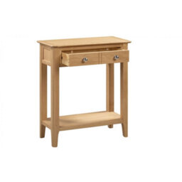 Ashfield Classic Solid Oak Console Table - thumbnail 3