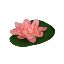 Pisces 4 Pack Floating Lily Artifical Pond Plant Decoration Lillies - White Pink Yellow Purple - thumbnail 3