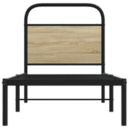 Berkfield Headboard Sonoma Oak 75 Cm Steel And Engineered Wood - thumbnail 5
