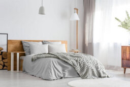 Emma Barclay Lush Luxurious Faux Rabbit Fur Throw For Sofa Blanket Silver 127X152Cm - thumbnail 5