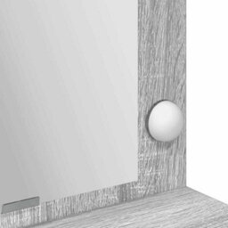 Walplus Dressing Table Grey Sonoma 100 X 41 X 135 Cm Engineered Wood - thumbnail 8