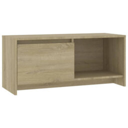 Berkfield Durable Tv Cabinet Sonoma Oak 90X35X40 Cm Engineered Wood - thumbnail 1