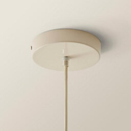 Valuelights Parker Cream And Walnut Pendant Ceiling Light - thumbnail 5