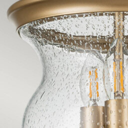 Luminosa Lighting Elstead Pickering Lane 3 Light Lanterns Pendant Ceiling Light, Painted Natural Brass - thumbnail 5