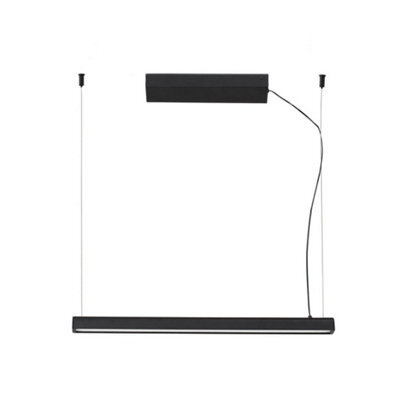 Luminosa Lighting Luminosa Vico 60Cm Black Pendant Lamp With Surface Canopy - image 1