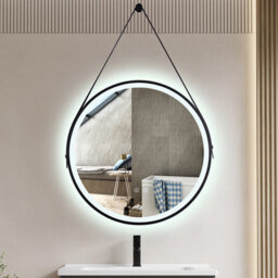 G-Rad Round Led Dimmable Brushed Brass Framed Mirror - 600mm