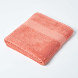 Homescapes Turkish Cotton Bath Sheet, Burnt Orange