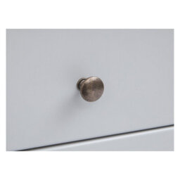 Cabinet Bits Loreo Light Grey 3 Drawer 3 Door Sideboard Brass Knob - thumbnail 8