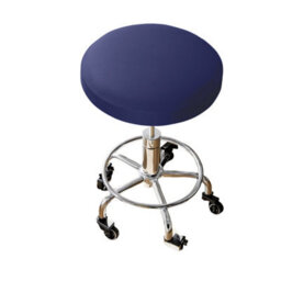2-Piece Round Stool Cover, Bar Luxury Fabric Diameter, Swivel Chair Stretchable And Wrinkle-Free - thumbnail 2