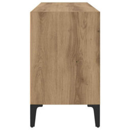 Berkfield Modern Tv Stand Artisan Oak Artisan Oak Engineered Wood Medium Tv Stand - thumbnail 6