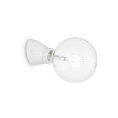 Ideal Lux Winery 1 Light Wall Light White