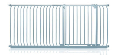 Safetots Elite Pressure Safety Gate, 189Cm - 198Cm, Matt Grey, Pressure Fit Stair Gate - image 1