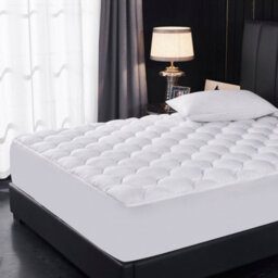 Groundlevel King Thick Cloud Like Super Soft Mattress Topper, Hypoallergenic, Comfy, Deep Fill - Machine Washable - thumbnail 1