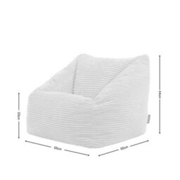 icon Kids Teddy Bear Armchair Bean Bag Natural Beige Childrens Bean Bags Set Of 2 - thumbnail 7