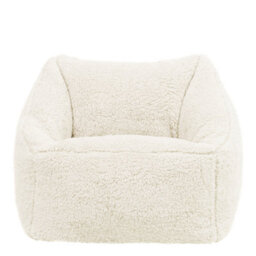 icon Kids Teddy Bear Armchair Bean Bag Natural Beige Childrens Bean Bags Set Of 2 - thumbnail 4